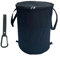 Leinoupt:Collapsible Trash can with lid,Foldable Camping Trash can,Pop-up Trash can with lid,Outdoor Trash can with lid,Clothes and Toys Recycle bin,Thickened, Solid, Durable,Attached Hook (Black)