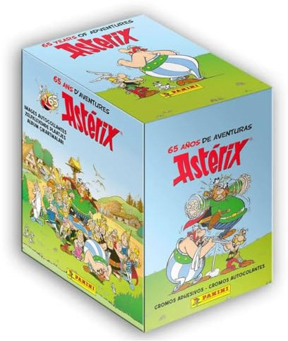 Panini Asterix 65 Jahre Abenteuer Sammelsticker (2024) (Box mit 36 Tüten)
