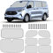 8 Piezas Parasol para Parabrisas Compatible con Ford Transit Custom SWB 2012-2024, Juego de Parasol Térmico Interno con Bolsa de Almacenamiento, Par-asol para Parabrisas, Protector de Parabrisas