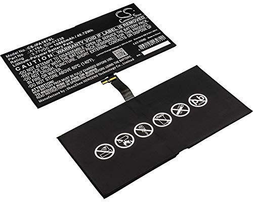 Cameron Sino AQQXING Batterie rechargeable pour A1670, A1671, A1821, iPad Pro 12.9 2017 2e génération, iPad Pro 12.9 2e génération (10800 mAh) 020-01238, A1754
