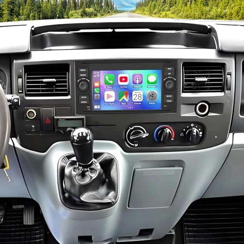 Android 13 Autoradio für Ford Transit MK7 2006-2011 mit Wireless Carplay | 4+64G 7 Zoll Touchscreen Auto Player Radio GPS Navigation Head Unit mit Android Auto WLAN FM SWC Mirror Link Split Screen