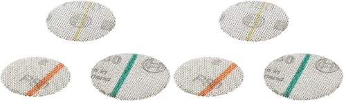 Bosch Set de lijas de malla de 18 unidades (para madera y pintura, Ø 40 mm, grano K80/K180/K320, accesorio para lijadora excéntrica) (Paquete de 2)
