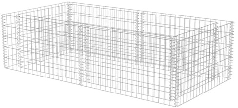 Solivagant Pflanzkübel Steinkorb 180×90×50 cm, Heimwerkerbedarf,Hauseinzäunung,Zaunfelder, 14.4 kg-141624