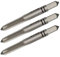 Tivoly 1050051060100 Jeu de 3 Tarauds Main Hss, Din T Line Ø M6*100