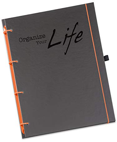 flexiNotes ORGANIZER A5 2024, Typ: OYL, Wochenkalender Basic (Ring L, Orange)