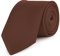 Ladeheid Herren Breite Krawatte KP-8 (150cm x 8cm, Dunkel braun)
