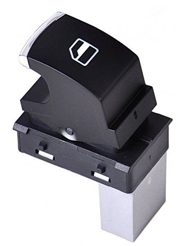 Twowinds - Interruttore Alzacristallo 5ND959855 Compatibile con Seat Ibiza 5 Leon Toledo Altea XL - Porta Anteriore Destra (lato passeggero) Posteriore Sinistra Destra - Pulsante Comando Alzacristallo