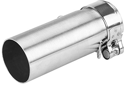 Tuyau de silencieux d'échappement de moto de 51mm glissant sur le connecteur d'adaptateur de tuyau de liaison intermédiaire d'échappement pour YZF-R6 2006-2014