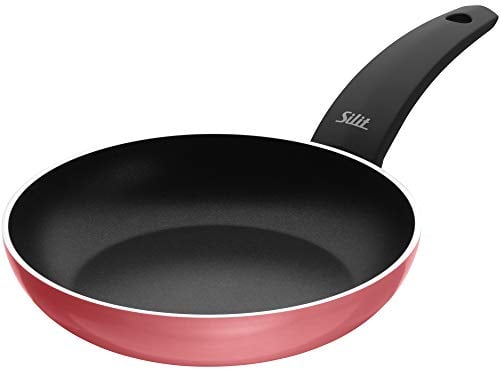 Silit Belluna Bratpfanne 20 cm Induktion, Aluminium beschichtet, Kunststoffgriff, für schonendes Braten, rose