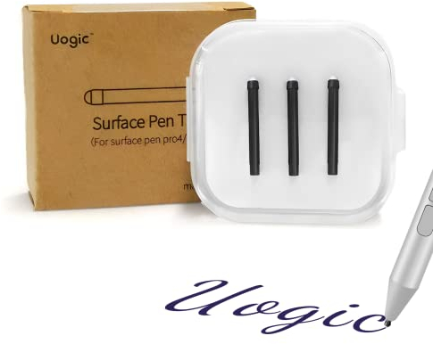 Uogic Original Pointes de Stylet Surface Remplacement (3 × Pointe HB, par défaut Tip) pour 2017 Neuf Microsoft Surface Pen, Surface Pro 4 Pen
