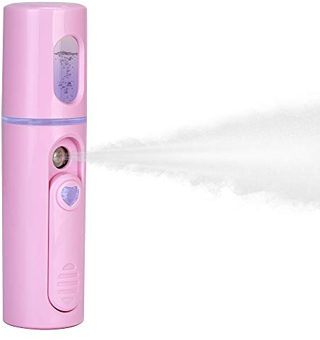 IXROAD Nano Vaporizador Humidificador Pulverizador Atomizador para Hidratante Facial, Belleza, Maquillaje, Makeup (Rosa)