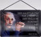 Blechschild mit Kordel 30 x 20 cm Albert Einstein: Der Hauptgrund für Stress ist der tägliche Kontakt mit Idioten. - Blechemma