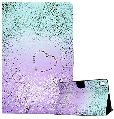 CXTcase Funda para Lenovo Tab M10 HD 2nd Gen TB-X306X/TB-X306F Folio TPU+PU Función de Soporte Protectora Smart Cover Tableta Carcasa Lenovo Tab M10 HD 10.1 2020,Amor