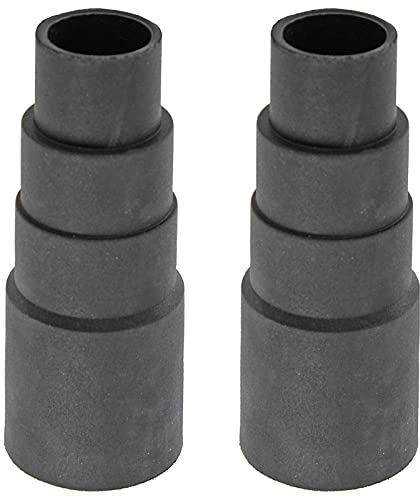 SPARES2GO Power Tool Sander Dust Extractor Vacuum Hose Adaptor Compatible with Duratool Tools (26mm 32mm 35mm 38mm, Pack of 2)