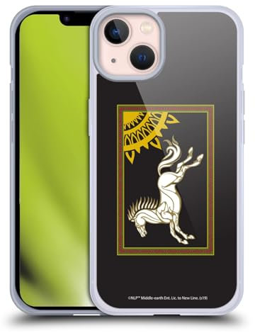 Head Case Designs Offizielle The Lord of The Rings The Fellowship of The Ring Flag of Rohan Grafiken Gel Handyhülle Hülle [Militärischer Schutzgrad] Kompatibel mit Apple iPhone 13