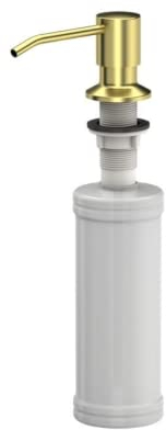 VBChome Gold Seifenspender 320ml Edelstahl Rostfrei Einbau | Spüllmittelspender für Küche 360 Grad Drehbar | Pflegeleicht Einfache Montage Lotionspender in mehreren Farben | Küchenzubehör Top Qualität