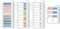 Vicloon Datei Index Tabs, 660 Stücke Haftstreifen, Selbstklebende Haftmarker, Page Marker Note Flags, Lesezeichen Noten, Repositionierbare für Seiten Oder Lesezeichen,10 Farben