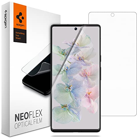 Spigen NeoFlex Schutzfolie kompatibel mit Google Pixel 7 Pro, 2 Stück, Kratzfest, TPU Film, Wasserinstallation Folie