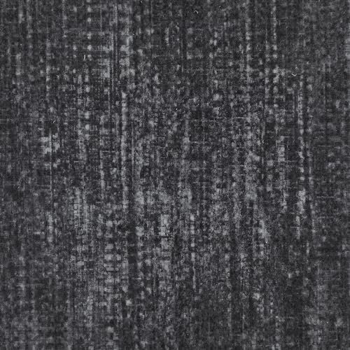 andiamo Teppichfliesen selbstklebend und zuschneidbar 40 x 40 cm - Bodenbelag aus Nadelfilz zuschneidbare Filzplatten selbstklebend 4 m² - 25 Stück Premium Anthrazit Stripes