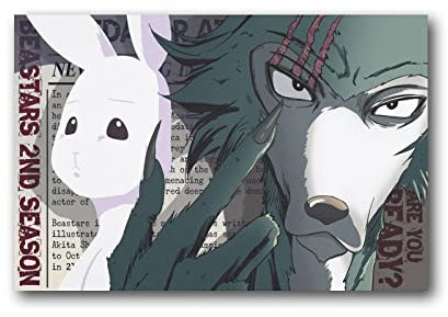 Beastars Vol.2 Poster, Wandkunst, Bild, Gemälde, Poster, Leinwanddruck, Poster, Kunstwerke, Raumdekoration, 30 x 45 cm
