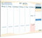 PACKLIST® Weekly Planner Pad A4 - Stylish Undated Weekly Organiser, 52 Pages for Home, Study, Work & Family Plans - Beautiful Timetable Planner & Notes to Stay Organised & to Boost your Productivity
