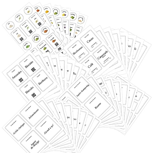 226 Étiquettes pour la Maison Pack Complet, imperméables, en français, rangement et organisation de cuisine, accessoire salle de bain, etiquettes autocollantes bocaux/organisateur cuisine