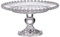 BESTonZON 1 Pc Bandeja De Vidrio para Refrigerios Titular De La Torta Pasteles De Frutas Frutero Plato De Pastel con Patas De Pie Puesto De Pastelería Estilo Europeo Vaso De Cristal