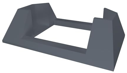 fossi3D Standhalterung kompatibel für AVM Fritz!Repeater 2400 Netzwerk - Grau
