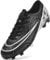 Rokiemen Football Boots Men's Professional Competition Athletics Training Sneakers Breathable Soccer Shoes Outdoor Football Shoes for Teenage Unisex Black UK 10.5