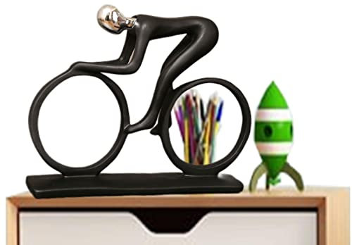 Fukamou Sport Statue Abstrakte Figur,Athlet Charaktere Harz Skulptur - Sportler-Statue Für Zuhause, Bar, Büro, Hochzeit, Dekorat-ion, Sammlung, Ornamente, Geschenk, Gold, Silber