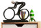 Fukamou Sport Statue Abstrakte Figur,Athlet Charaktere Harz Skulptur - Sportler-Statue Für Zuhause, Bar, Büro, Hochzeit, Dekorat-ion, Sammlung, Ornamente, Geschenk, Gold, Silber