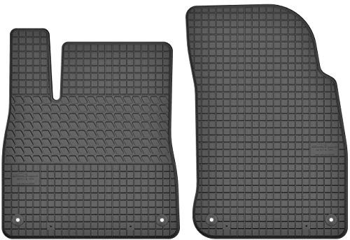 Maßgefertigte Auto Gummimatten, kompatibel mit Audi Q7 II von 2015 bis Jetzt - 2 teilige Gummifußmatten Set, Geruchlos & Abriebfest, Hochwertige Fußmatte Auto Accessoires