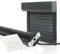 Kit tapparelle elettriche cablate regolabili in alluminio, montaggio facile, per finestre, altezza 155 cm x larghezza 120 cm