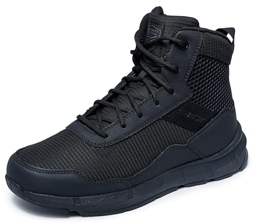 Skechers Herren Terradraft 6 Inch Tactical Zip Up Taktische Militärstiefel