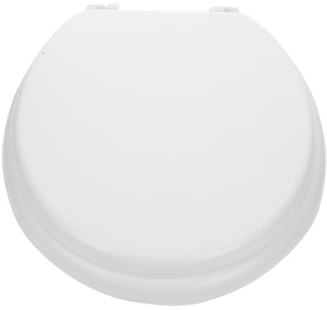 DIYEAH Siège de Toilette en Mousse Rembourré Housse Confortable Anti-Dérapant Noir pour Salle de Bain 1 Pièce Facile à Nettoyer