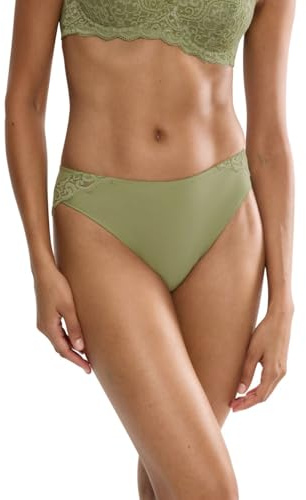 Triumph Amourette Tai Slip Damen – Eleganter, bequemer Tai Slip aus weicher Mikrofaser und zarter Spitze – Flache Nähte, angenehmes Tragegefühl, dezente seitliche Details – Pflegeleichtl