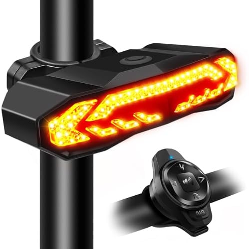 NineLeaf Fahrradalarm mit Fernbedienung Drahtlos, USB wiederaufladbarer Anti-Diebstahl Motorradalarm, 110db lautes wasserdichtes Fahrradsicherheitsalarmsystem,Ovale Fernbedienung