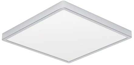 Eglo connect.z Smart-Home LED plafoniera Fueva | 6-Z, 39 cm, ZigBee, Matter, app e controllo vocale Alexa, luce calda-fredda, RGB, dimmerabile, bagno, cromata, IP44