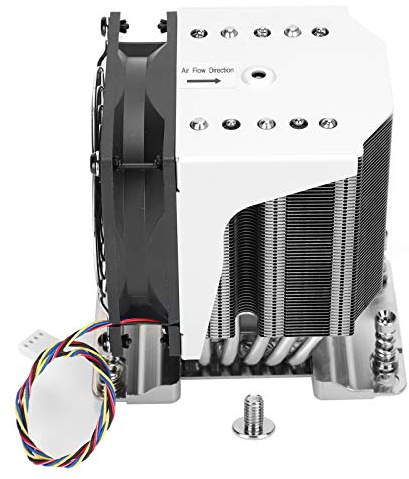 Aumotop EPYC 7000 CPU Cooler Efficient Radiator System for H11 4U Servers, Large Air Volume Quiet Cooling Fan for Workstations