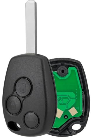 MSKEYZ For 4AChip 3 Button Car Key Fob For Dacia Duster Sandero Logan Renault Trafic Vauxhall Vivaro Fiat Talento Nissan NV300 Remote Key Fob 433Mhz