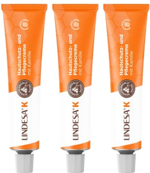 3 Tuben Lindesa K Pflegecreme mit Kamille (3x50ml) Handcreme Hautschutzcreme Hand Creme Dr. Matzel Medical GmbH Vertrieb: Naturprodukte-MV® (3)