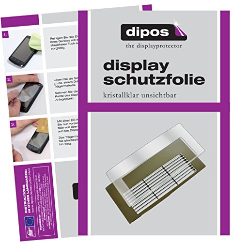 dipos 2x Schutzfolie klar für Jura Z- Serie Z6 + Z8 Tropfblech + Display | Passt perfekt, Ultra-Dünn, kratzfest, blasenfrei, Case-Friendly, hüllenfreundlich, Fingerprint-kompatibel, selbstklebend
