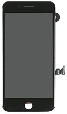LL TRADER 5,5-Zoll-LCD-Touchscreen-Ersatz-Digitizer-Volldisplay mit Frontkamera, Näherungssensor, Ohrlautsprecher und Reparaturwerkzeugen für das iPhone 7 Plus Schwarz