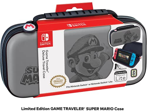 Bigben Custodia Super Mario Switch - Ufficiale Nintendo, Grigio