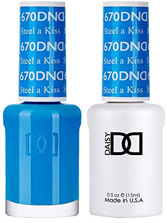DND Duo Gel & Nail Polish Set - Steal A Kiss 670-2x15ml