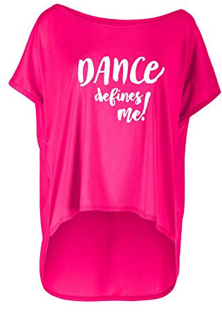 Winshape Damen Ultra leichtes Modal-Shirt MCT017 Defines me, Dance Style T, deep-pink, L
