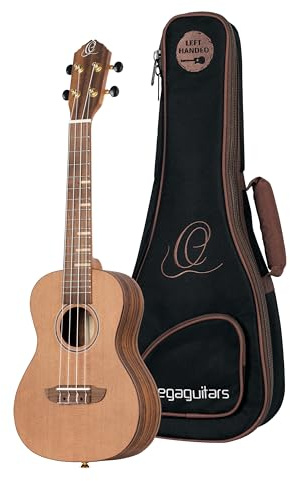 Timber Series Solid Top Left-Handed Concert Ukulele w/Bag