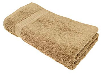 Julie Julsen® Bio Badetücher in 32 Farben erhältlich weich und saugstark Pastell Braun 100x150 cm
