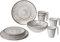 BRUNNER Campinggeschirr Set (Set 16 Stück) für 4 Personen - Lunchbox Kassandra - aus hochwertigem Melamin, rutschfest und langlebig