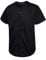 EALER BJ80 Series Herren Baseball-Trikot mit Knopfleiste, kurzärmelig, Hipster, Hip-Hop, Sportuniformen, Schwarz # 100, Groß